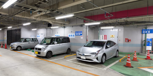 松江駅地下駐車場(ロック板式)